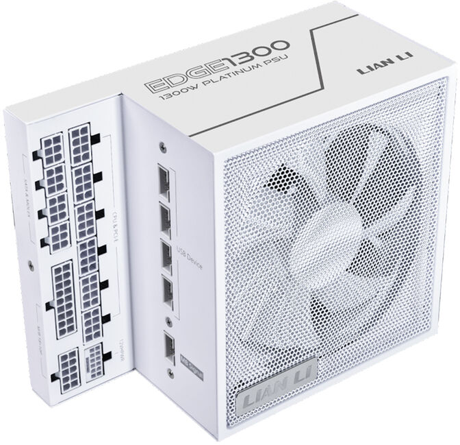 Fuente Modular Lian Li Edge 1300W 80+ Platinum Blanca image number 0