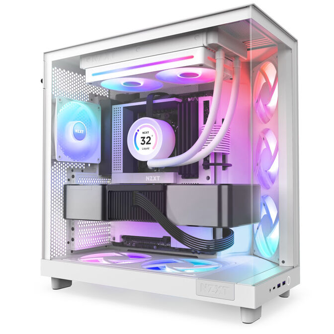 Ventilador NZXT F280 RGB Core Single-Frame Blancas - Duplo Vent&iacute;lador 140mm (280mm) image number 4