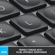 Teclado Logitech MX Keys Mini Bluetooth Grafito (US) image number null