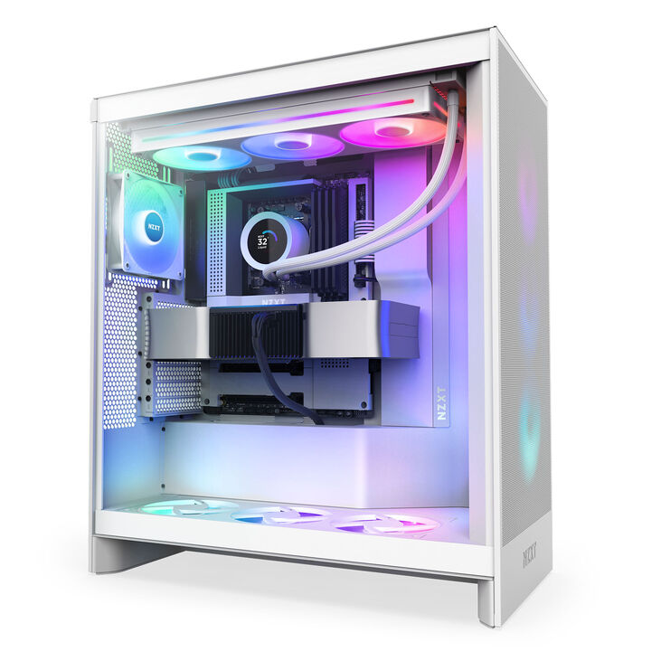 Kit de Refrigeración Líquida CPU NZXT Kraken 360 V2 RGB Blanco image number 9