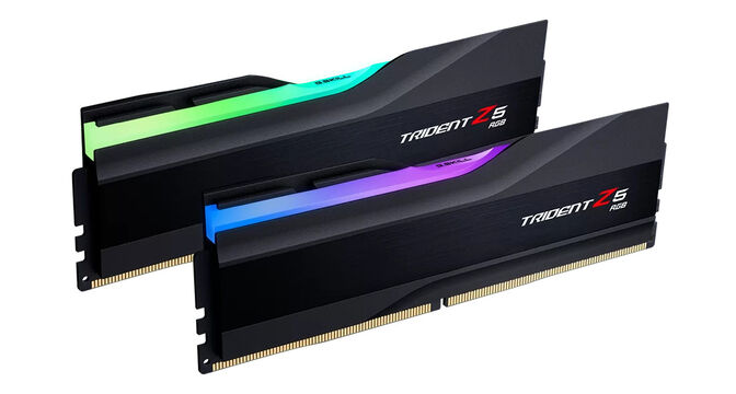 G.Skill Kit 32GB (2 x 16GB) DDR5 5600MHz Trident Z5 RGB CL36 Black - F5-5600J3636C16GX2-TZ5RK image number 1