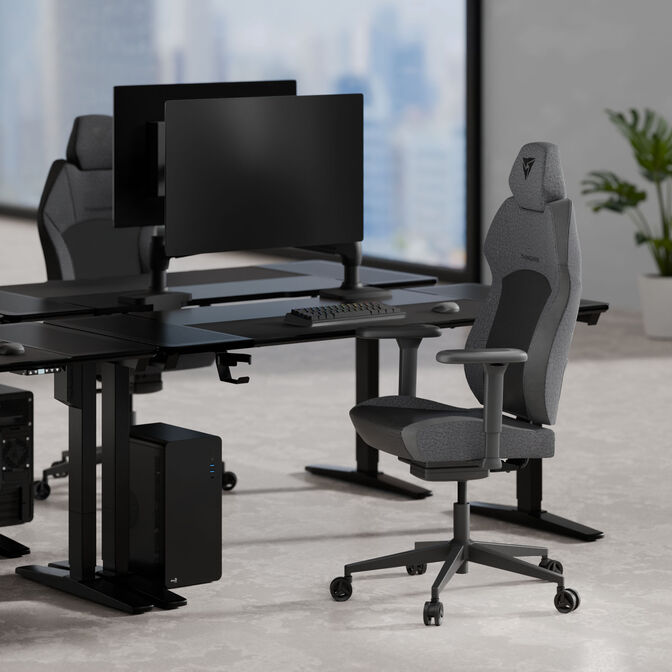 Cadeira Gaming Ergonomica ThunderX3 Solo 360 - Mesh Black image number 10