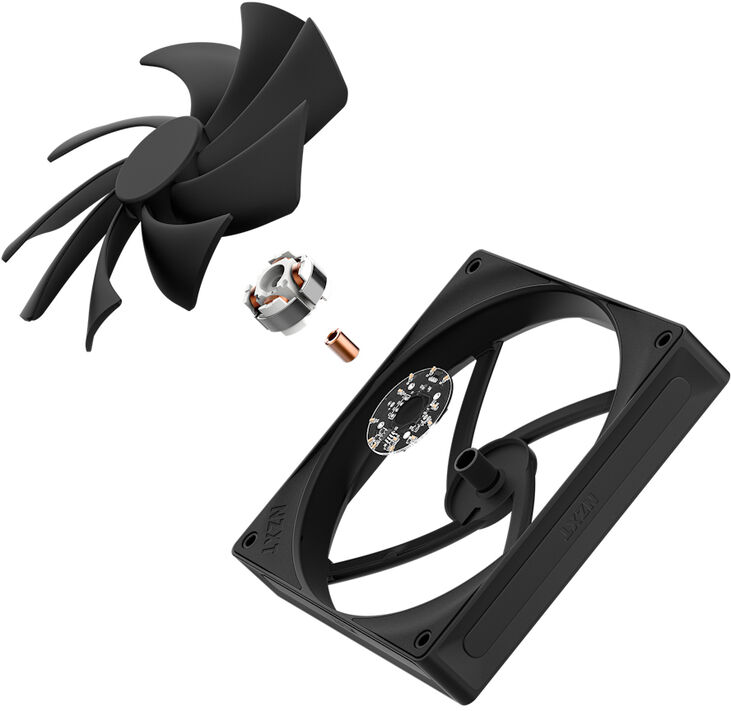 Ventilador NZXT F140 Q QUIET AIRFLOW V2 140mm - Single Pack Negras image number 5
