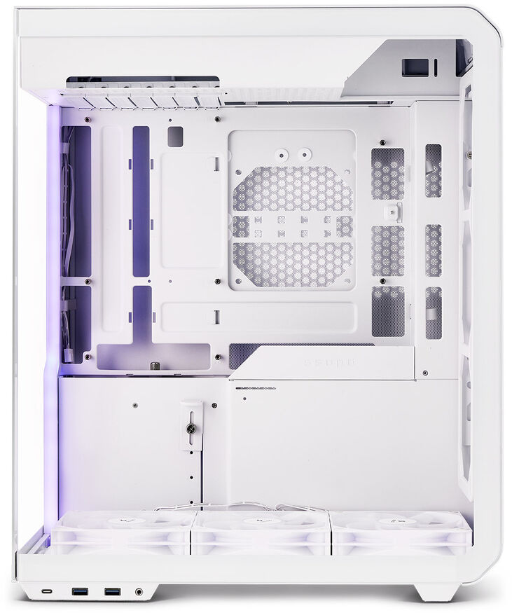 Caja ATX Ssupd Xhuttle Blanco Vidrio Templado image number 4