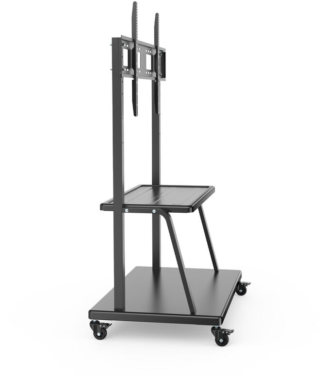 Soporte M&oacute;vil de Piso Ewent EW1541 Premium Heavy-Duty TV Stand 55" - 120" Negro image number 1