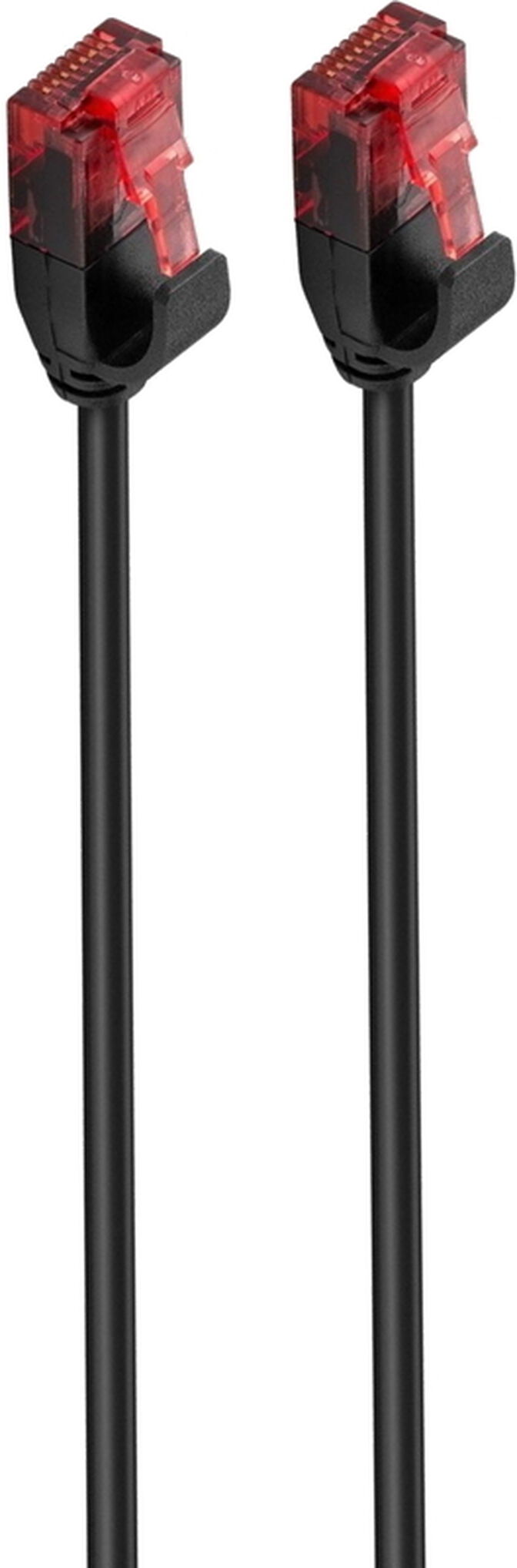 Cable de Red Slim Ewent RJ45 U/UTP Cat.6 3 M Negro image number 0