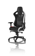 Silla noblechairs EPIC Real Leather - Negro / Blanco / Rojo image number null