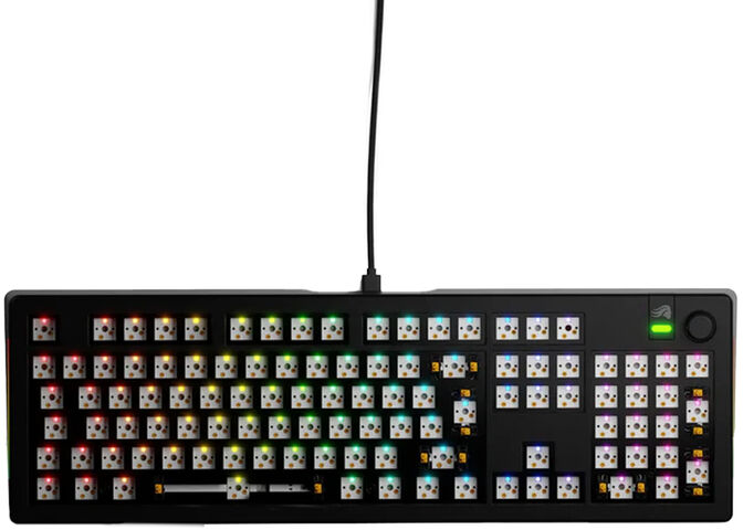 Glorious Gaming GMMK 3 100% Barebones teclado Juego USB No Negro image number 0