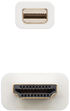 Cable Conversor NanoCable Mini DisplayPort/M para HDMI/M 2 M Blanco image number null