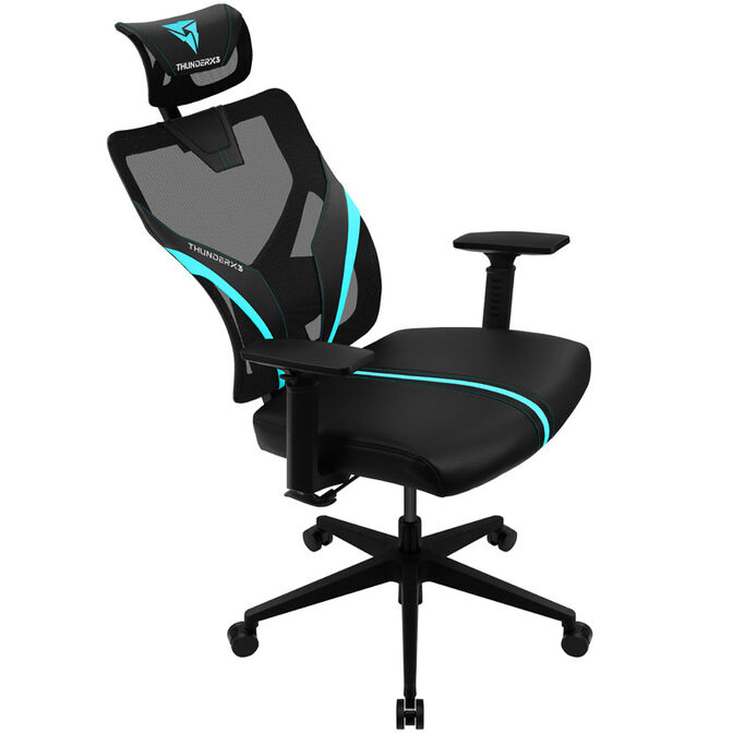Silla Gaming Ergonomica ThunderX3 YAMA 1 - Negro/Turquesa image number 3