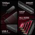Caja SSD AXAGON EEM2-GAM USB-C 3.2 Gen 2 10Gbps - M.2 NVMe/SATA SSD GAME 30-80mm ALU box image number null