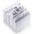Ventilador CPU Jonsbo CC90 Dual Tower con Display Blanco - 2x 130mm image number null