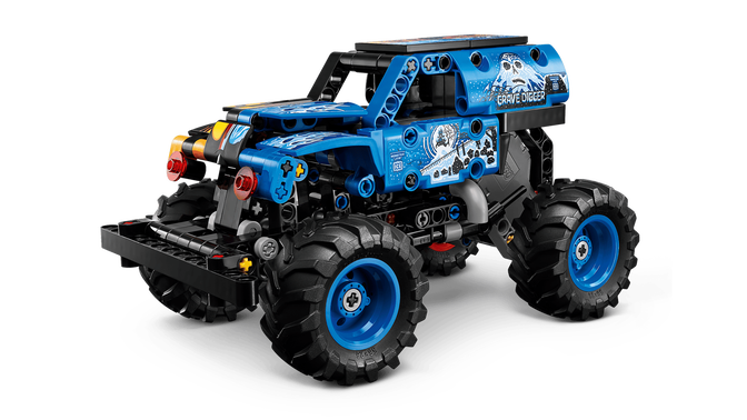 LEGO Technic: Monster Jam Grave Digger Fuego y Hielo, 263 Piezas (42219) image number 2