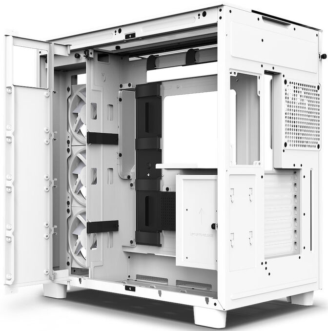 Torre ATX NZXT H9 Elite Blanca Cristal Templado image number 8