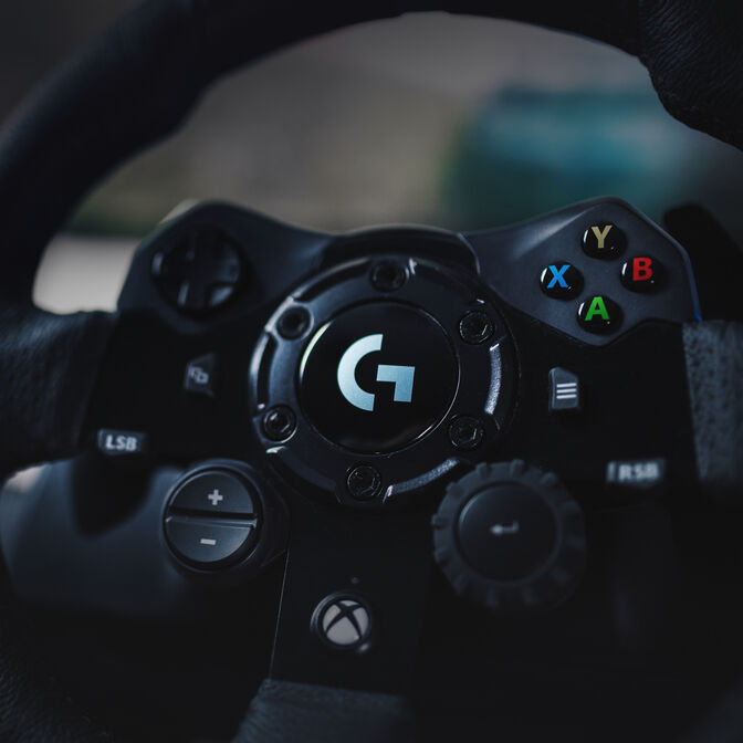Volante Logitech G923 TrueForce Racing Wheel Xbox One/PC image number 4