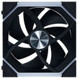 Ventilador Lian Li UNI FAN SL120 FLEX Wireless Reverse Blade Negro 120mm (Pack 3) image number null