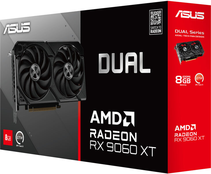 Tarjeta Gráfica Asus Radeon RX 9060 XT Dual 8GB GDDR6 image number 6