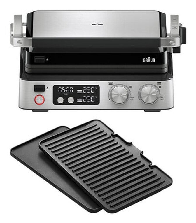 Grill de Contacto Braun MultiGrill 7 CG 7040 Inox 2000W image number 0