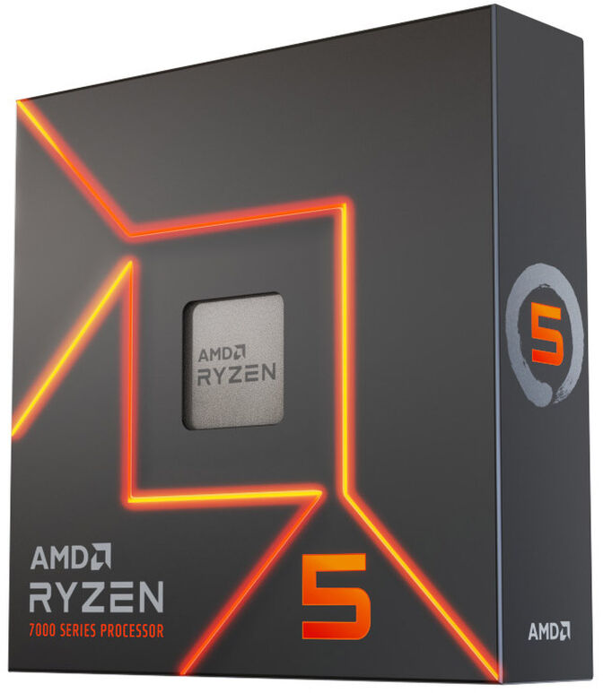 Procesador AMD Ryzen 5 7600 6-Core (4.7GHz-5.2GHz) 38MB AM5 image number 0