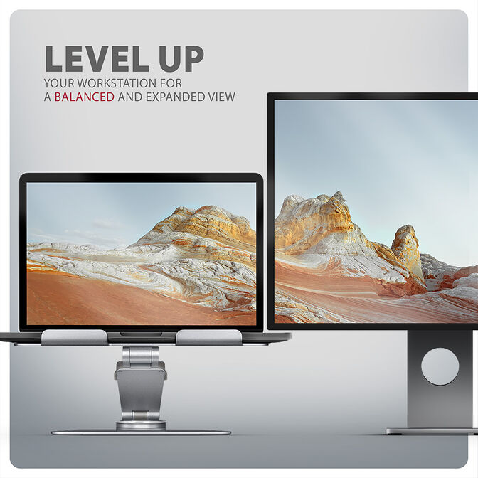 Soporte Elevat&oacute;rio Rotativo AXAGON STND-LR para Port&aacute;tiles 10"-16" image number 16