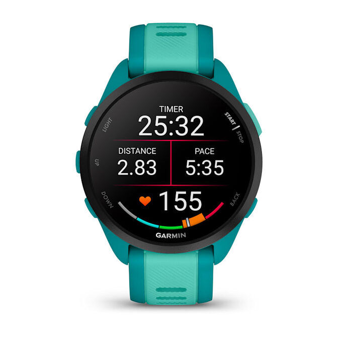 Smartwatch Garmin Forerunner 165 Music 43mm Turquesa image number 1