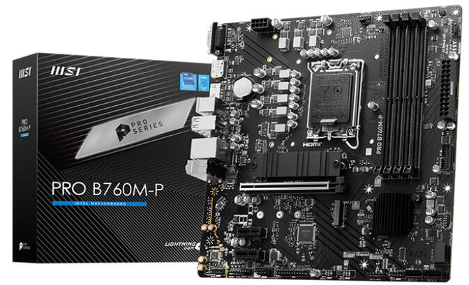 Placa Base MSI PRO B760M-P image number 0