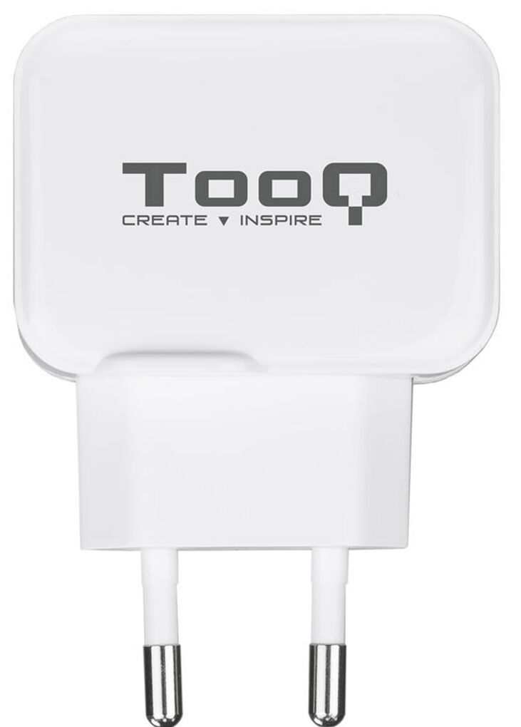 Cargador Tooq  USB 5V 2.4A Blanco image number 2