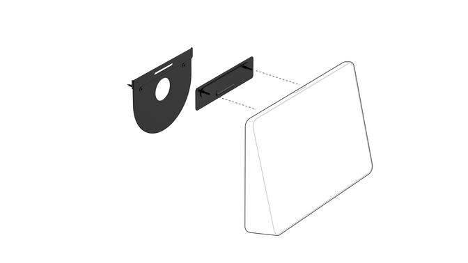 Soporte de Pared Logitech Tap Wall Mount Grafito image number 2
