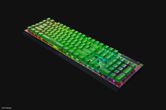 Teclado Razer BlackWidow V4 X RGB Green Switch Minecraft Ed. (US) image number 1