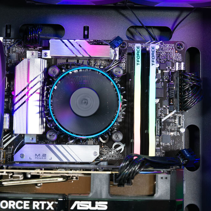 Ordenador AURA Gamer-PC Powered by ASUS Intel i5 14400F 32GB DDR5 1TB RTX 5060 Ti WiFi W11 image number 4