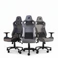Silla Gaming Corsair T3 RUSH - Gris/Carb&oacute;n image number null