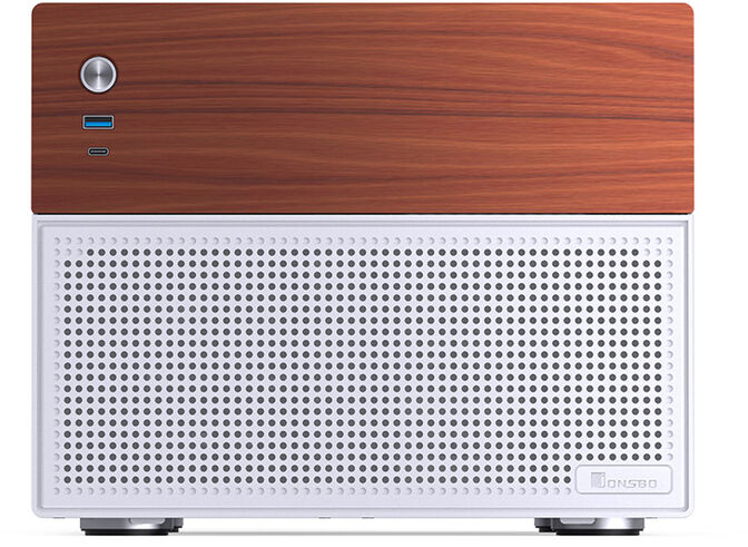 Caja Mini-ITX Jonsbo N4 Blanco image number 1