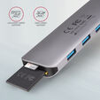 HUB USB-C AXAGON HMC-HCR3A 3x USB-A + HDMI + SD/microSD, USB-C 3.2 Gen image number null