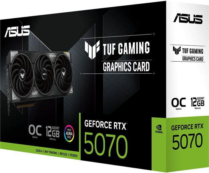 Tarjeta Gráfica Asus GeForce® RTX 5070 TUF Gaming OC 12GB GDDR7 DLSS4 image number 10