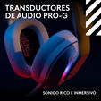 Auriculares Logitech Astro A20 X Lightspeed Wireless/Bluetooth Blanco image number null