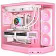 Caja E-ATX Hyte Y50 Vidrio Templado Strawberry Milk image number null
