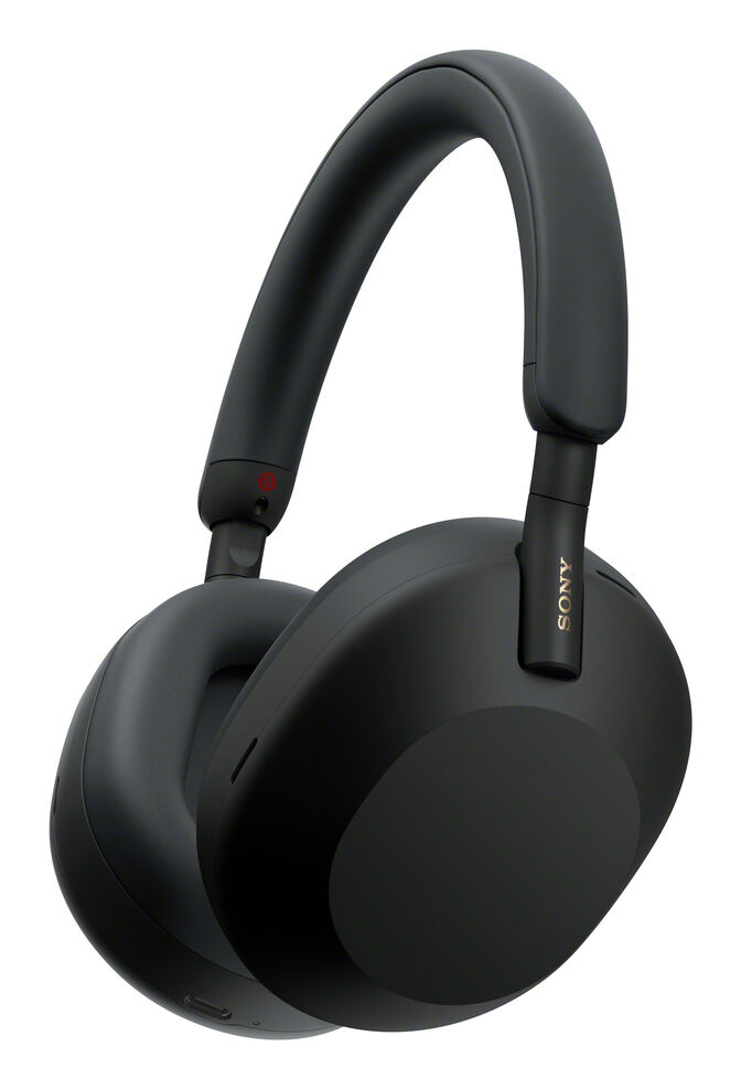 Auriculares Inal&aacute;mbricos Sony WH-1000XM5 Bluetooth con ANC NFC Negro image number 0