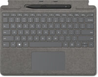 Microsoft Surface Pro Teclado con Slim Pen Platino (UK/IRE) &ndash; 8X8-00166