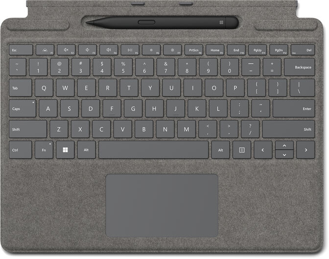 Microsoft Surface Pro Teclado con Slim Pen Platino (UK/IRE) &ndash; 8X8-00166 image number 0