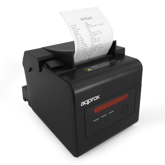 Impresora T&eacute;rmica Approx APPPOS80WIFI+LAN 203DPI 80MM USB LAN WiFi image number 4