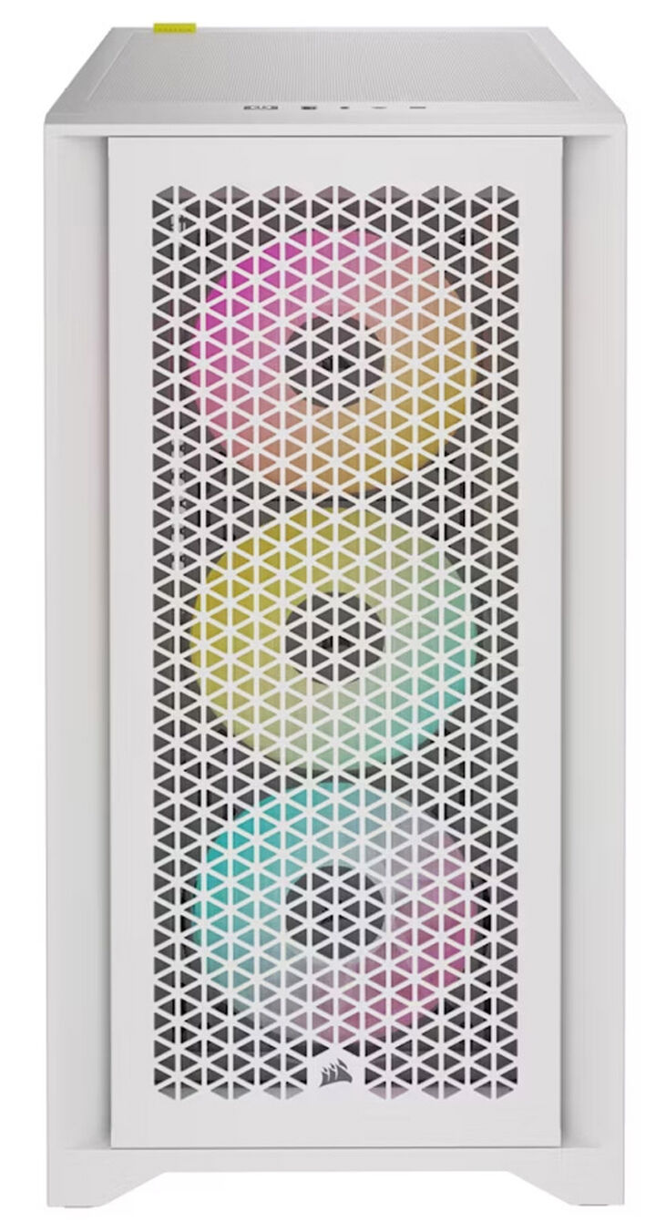 Torre ATX Corsair iCUE 4000D Airflow Blanco Cristal Templado image number 3