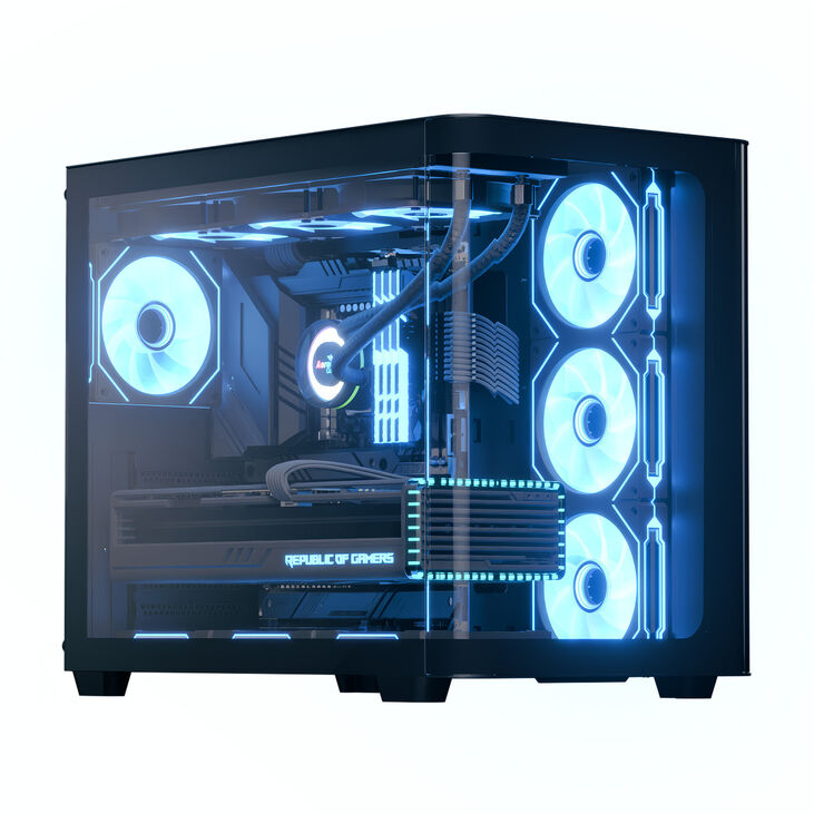 Caja ATX Aerocool P500C ARGB Vidrio Templado Negro image number 0