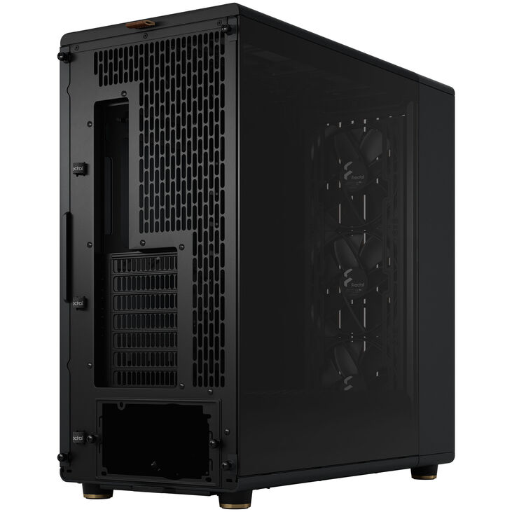 Torre E-ATX Fractal Design North XL Chalk BlackTG Clear Reverse Connector image number 4
