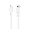 Cable USB 3.1 Gen2 10Gbps 3A Nanocable USB-C/M > USB-A/M 0.5 M Blanco image number null