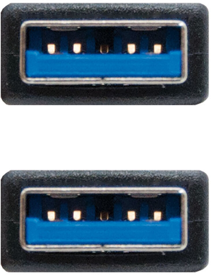 Cable USB 3.0 Nanocable USB-A M/M 2 M Negro image number 2
