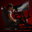 Asiento de competici&oacute;n Next Level Racing ES1 Haptic HF8 Pro Feedback image number null