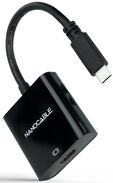 Adaptador NanoCable USB-C M para HDMI F 15 CM Negro image number null