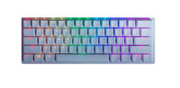 Teclado Razer Huntsman Mini Mercury Ed. RGB Purple Switch (US)