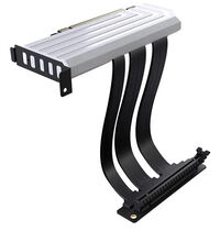 Card Riser Hyte PCI-E 4.0 20cm Blanco