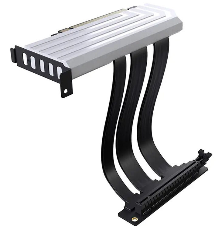 Card Riser Hyte PCI-E 4.0 20cm Blanco image number 0